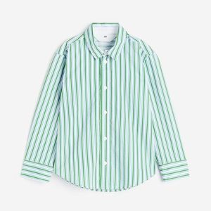 Boys Long Sleeve Cotton Shirt
